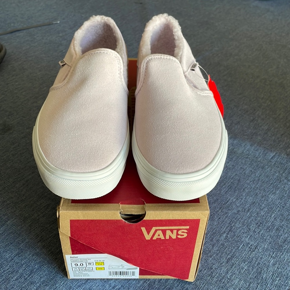 NWT vans Asher orchid ice